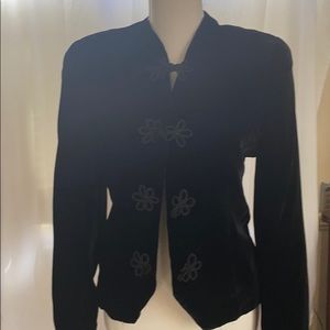 Talbots velvet jacket